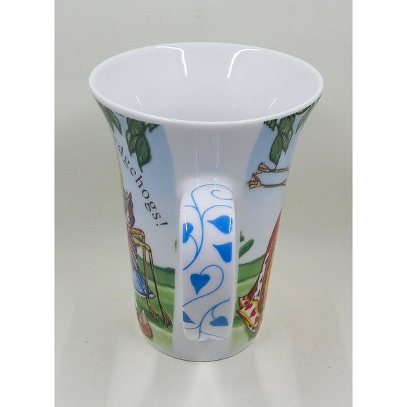 Paul Cardew Cafe "Alice In Wonderland" Queen of Hearts & Alice Tall Coffee Mug - Picture 4 of 9